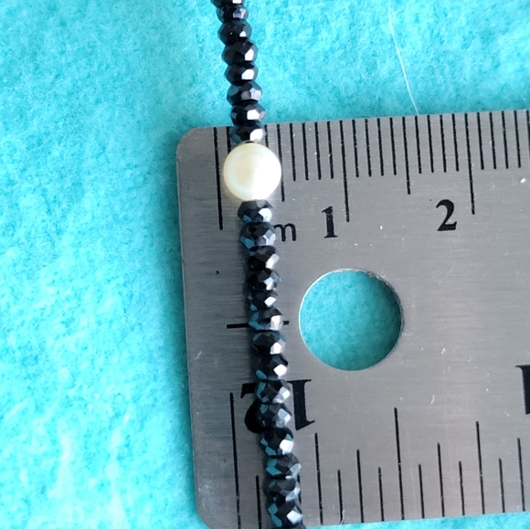 Retired Ziegfeld spinel and pearls necklace - Picture 7 of 8